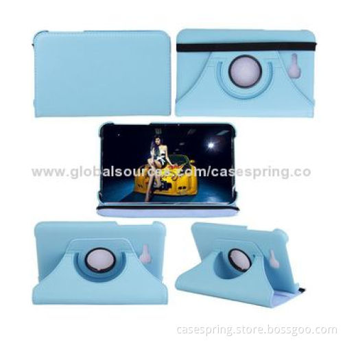 Leather Case for Samsung T320, 360° Rotation, Perfect Audiovisual